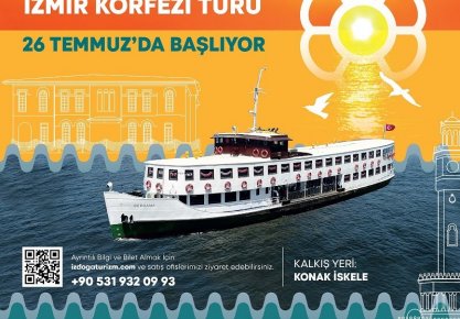 	 Bergama Vapuru ile İzmir Körfezi turları 26 Temmuz’da başlıyor